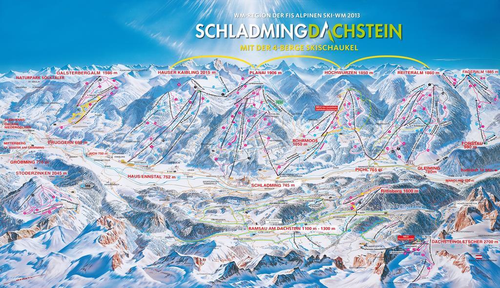 Haus Alpina Ski In & Ski Out Schladming Exterior foto
